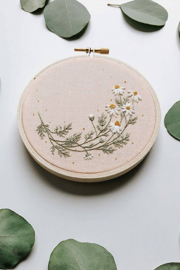 Chamomile Embroidery Kit