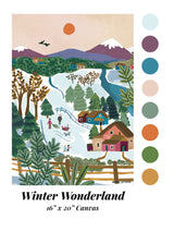 Paint by Numbers Winter Wonderland