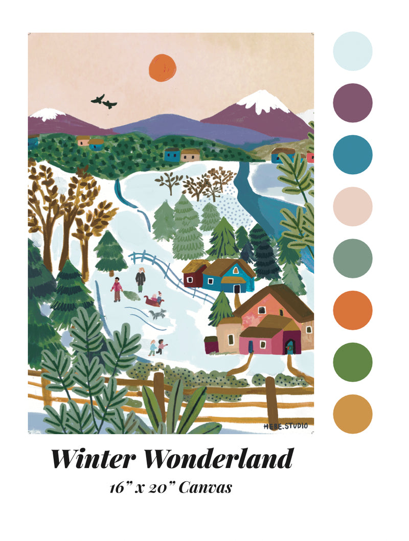 Paint by Numbers Winter Wonderland